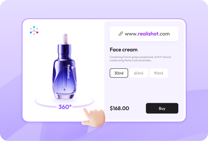 3D Mockup Interface